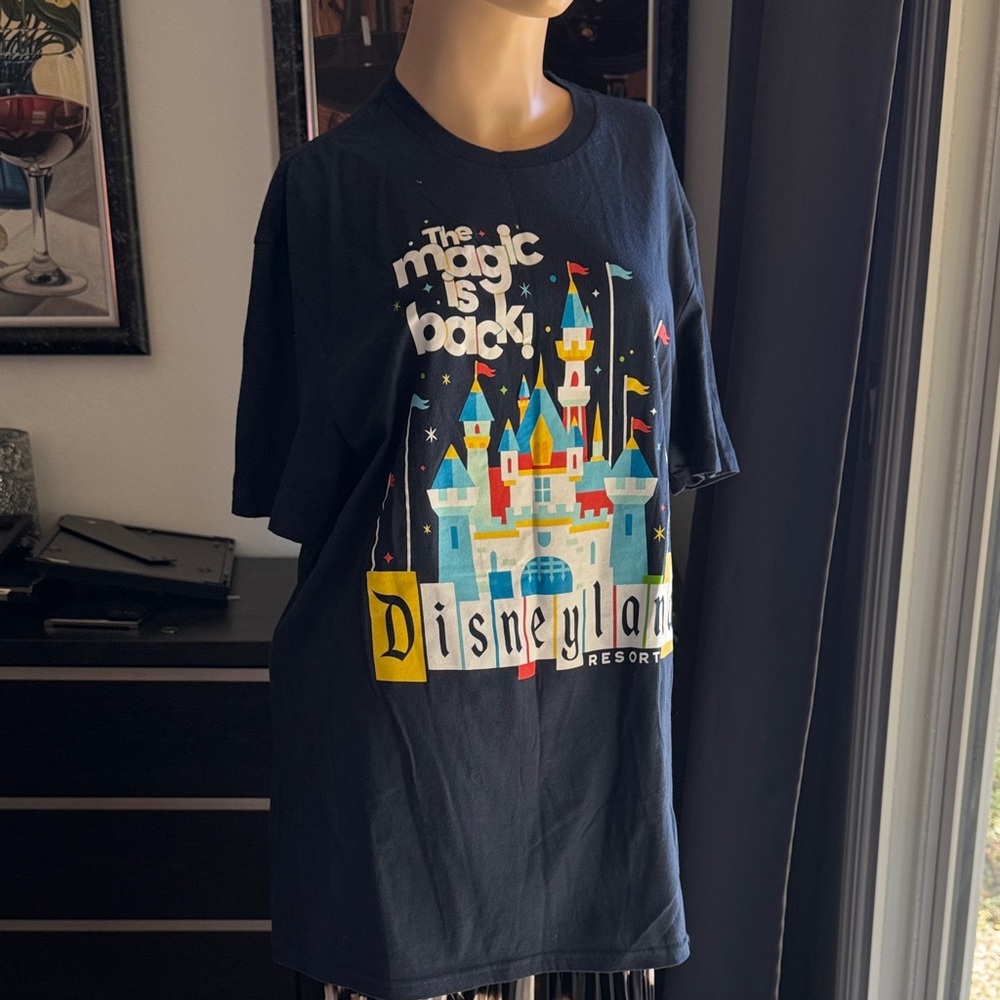 DISNEY Men’s  Blue Disney T-shirt B-5